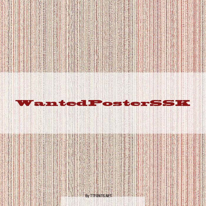 WantedPosterSSK example